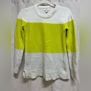 Jcrew supersoft yarn tricolor sweater